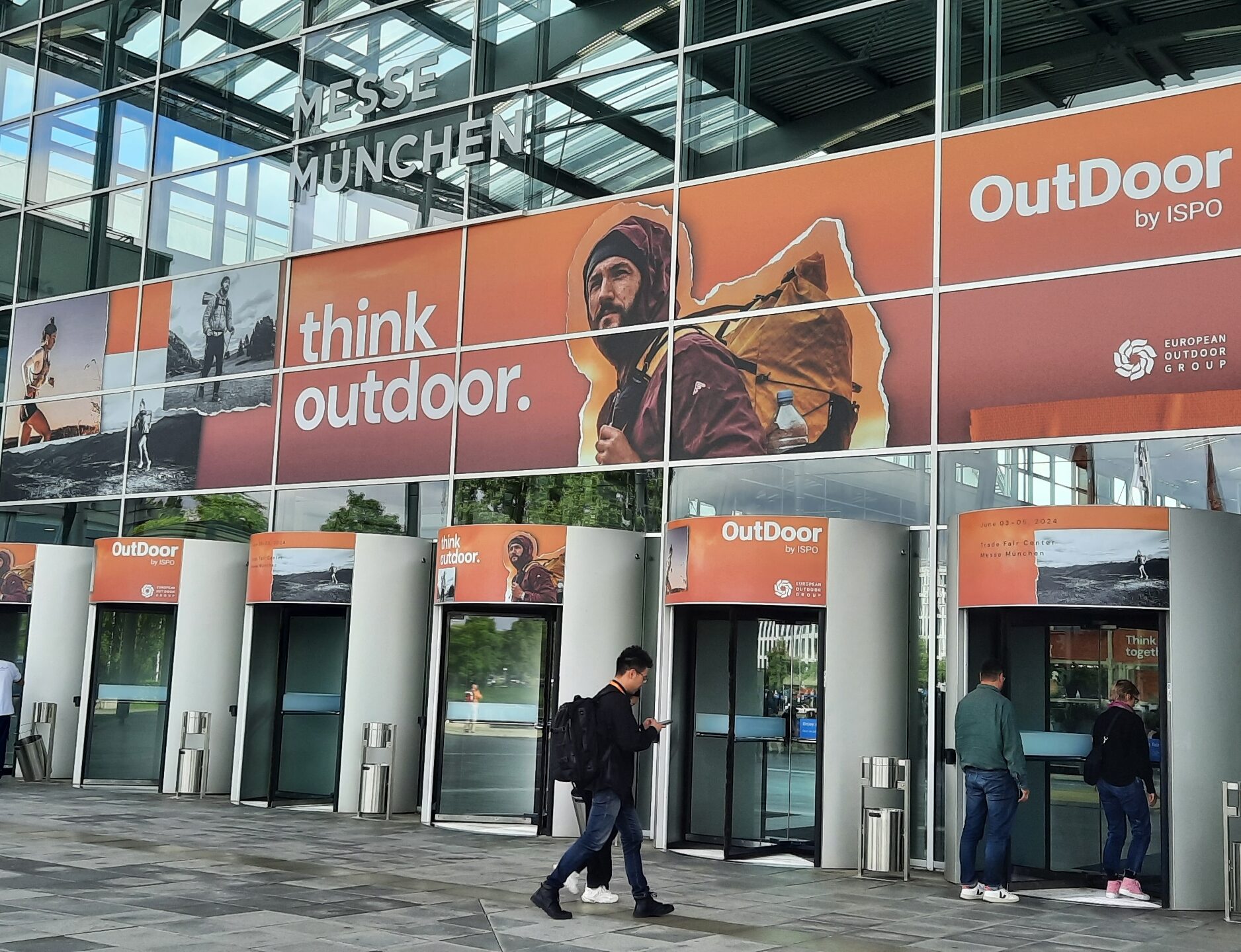 Messe OutdoorbyISPO-Eingang