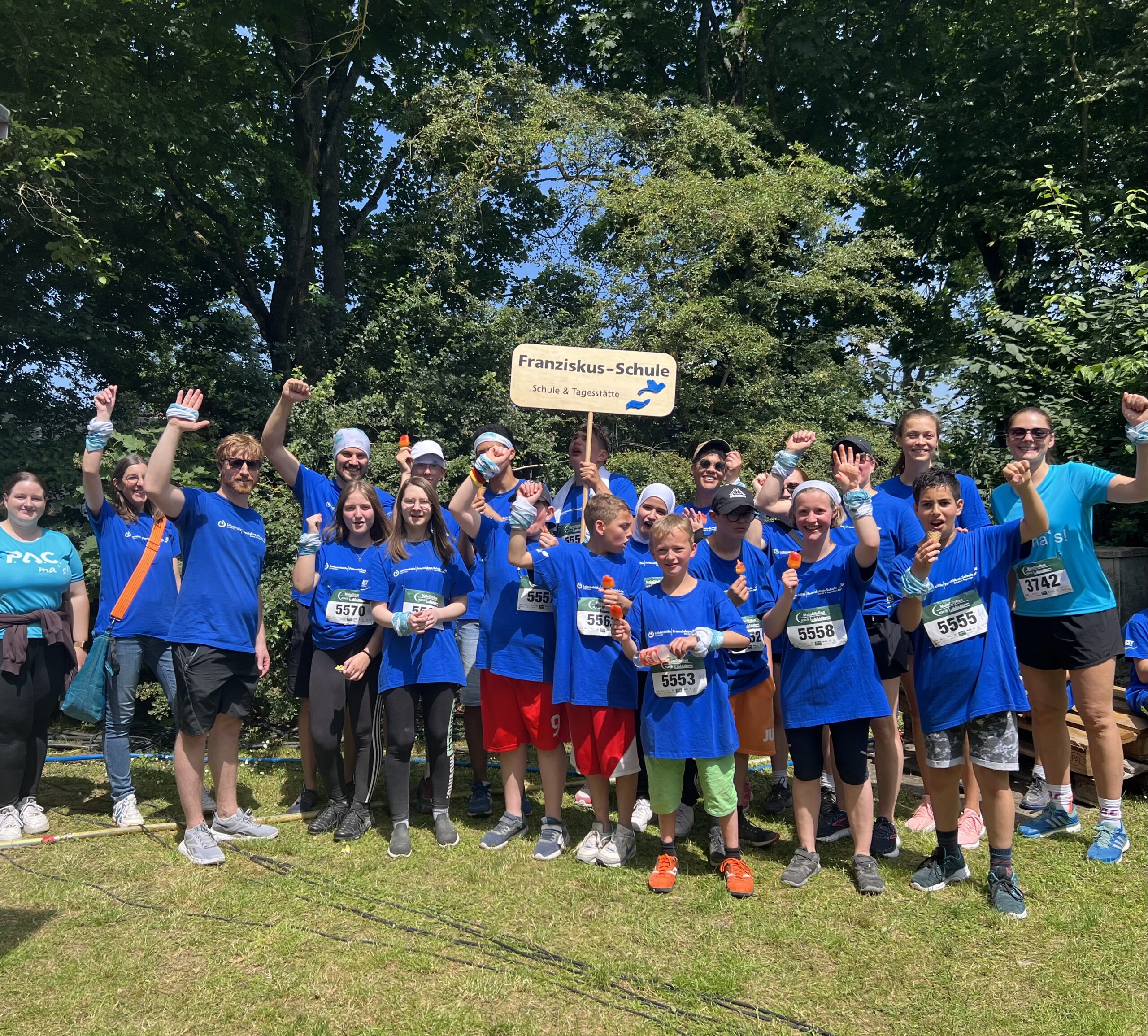 Spende Startgeld an die Franziskus-Schule 2024